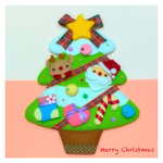 フェルトリース【クリスマスツリー】