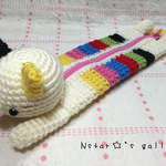 ネコちゃんの編みぐるみペンケース☆⓶
