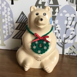 北欧雑貨　しろくま貯金箱用　クリスマスグッズ