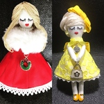 クリスマスルルベちゃんと黄色のルルベちゃん