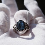 再販　Moss Kyanite 14 S925アンティークリング❀ M