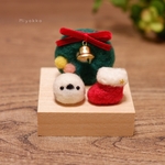 【受注製作】シマエナガのクリスマス飾り