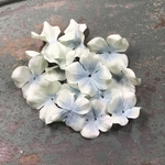 【20枚】あじさいの花びらパーツ アンティーク系 ヴィンテージブルー系