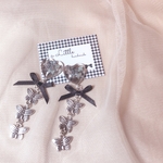 🦋Butterflyリボンハートピアス/イヤリング🦋
