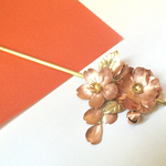 【再販・受注制作】桜と桃のかんざし