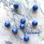 SALE❣️【ビーズ】crush indigo beads #whbl