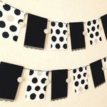 【 再販 】PhotoGarland＊フォトガーランド＊BLKドット×BLK無地