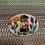 kisatonoko様専用【刺繍　ブローチ】赤毛のアン　猫のヒジキちゃん
