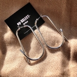 送料無料♡silver925ポスト✨フープピアス♡silver