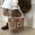 blythe キルト風バッグ