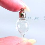 ◆送料込み！◆可愛いガラス小瓶(ガラスドーム） 11.5mm 5個