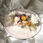 ヘッドドレス　8本セット　a-8 ブライダル　前撮り　和装　ウエディング　髪飾り　プリザーブド  フラワー　卒業式　成人式　七五三　ウェディング　ヘアアクセ　あじさい　かすみ草　ヘッドパーツ 