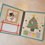 クリスマスカード　Looking into the Party　*。+゜:*☆クリスマスカード, グリーティングカード, メッセージカード,フェアトレード,ゆきだるま,かわいい,フィリピン,アクセス