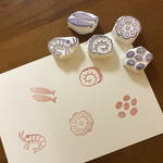 おせち5種の消しゴムはんこ