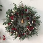 resale ✩⡱ winter wreath  " rose "  フレッシュリース クリスマスリース クリスマス ドライフラワーリース christmas wreath ハーフリース