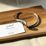 silver wave bangle