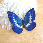 ヘレナモルフォの立体刺繍ブローチ
