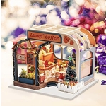 【現品】ミニチュア ドールハウス Xmas カフェ