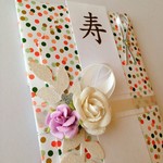 ご祝儀袋　dots紫