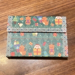 おすそ分けミニ蛇腹ファイル　カードケース　クリスマス柄