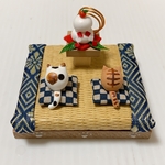 お正月にゃんこ