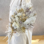 ナチュラルブーケＬ　カスミソウナチュレ　ウェディング　結婚式　パーティー　二次会　前撮り　プリザーブドフラワー　ドライフラワー