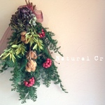 フレッシュ便！シンプルクリスマススワッグ＊約45cm