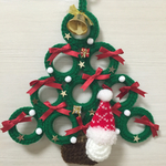 クリスマスツリー 壁掛け