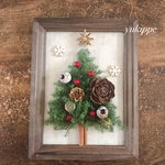 クリスマスツリー*クリスマスリース❁¨̮フォトフレーム