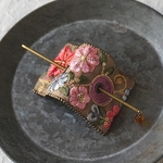 ビーズ刺繍と刺繍リボンのマジェステ