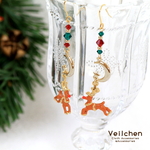 トナカイのクリスマスピアス（イヤリング）