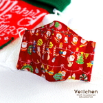 可愛いサンタのクリスマス柄立体マスク＊Sサイズ＊ジュニア用
