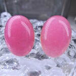 ジェードの1粒ピアス  ( グァバピンク )