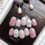 ◇再販①◇ネイルチップ／ベリーショートオーバル