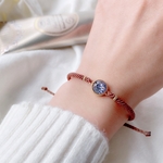 境を越えて届けられるプロバンスラベンダースワロフスキーの組紐ブレスレット