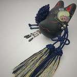 麻績様ご依頼のお品　狐面のバレッタ〜星と月の降る夜に〜