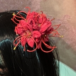 ドール用　髪飾り　彼岸花(曼珠沙華)