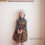 【☆】50％off  おんなの子の北欧柄ワンピースsize100〜110