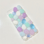 ブルー系　ドロップスマホケース　ドロップiPhoneケース　