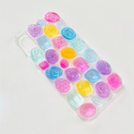 クリアカラフル　ドロップスマホケース　ドロップiPhoneケース　