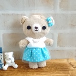 ぬいぐるみの洋服(チュール)　くま・うさぎ用
