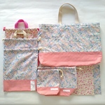 【kaki5568様専用】水色花柄＆ピンク花柄　8点セット