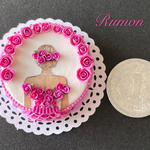 ☆新商品☆ミニチュア ケーキセット&薔薇