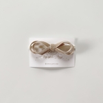 Velor Ribbon Star Charm ♡ Beige