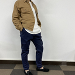 あったか素材♡冬も楽ちんもんぺパンツ　ネイビー