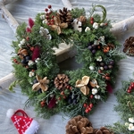 ドライフラワーリース♡クリスマス