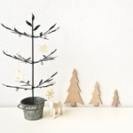 もみの木のオーナメント（マグネットタイプ）＊3個セット＊ホワイトオーク