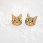 キジトラねこピアスorイヤリング