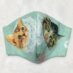 ▼SALE▼ FANCY CAT MASK -green-