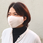 名入れ無料⭐︎織職人考えたコラーゲン加工入り保湿マスク（ピュアピンク/Mサイズ）